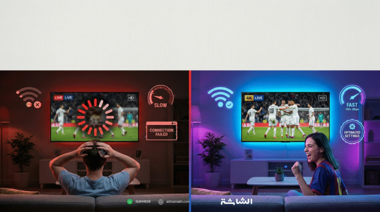 هل اشتراك IPTV يقطع؟ حل مشكلة التقطيع نهائيًا وأفضل إعدادات 2026